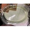 Image 3 : Vintage pewter bowl, Vintage Federal Depression Glass Gold Madrid Oval Platter Serving Plate 11", 2 