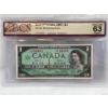 Image 2 : 3 Graded Canadian $1 1967 and 1973 Choice UNC Prefix: L/O 1867 - 1967 PA