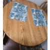 Image 4 : Dining Table 42" Diameter, 30 T and 4 Chairs 17 W, 17 D, 38 T