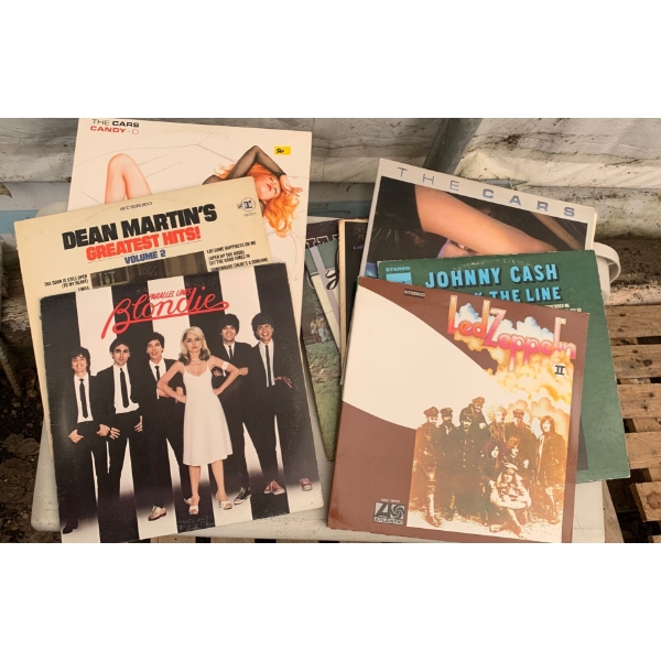 Vintage Vinyl Led Zepplin Dean Martin Johnny Cash & More