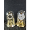 Image 6 : BIRKS & KUNDO Gold Tone Anniversary Clocks 10"Tall