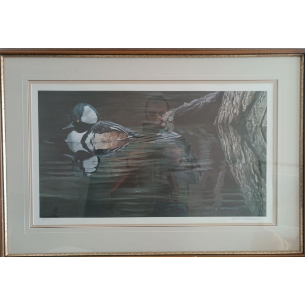Robert Bateman's 63/300 Art Print "The Merganser"  37" x 25" tall