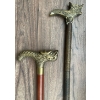 Image 2 : Brass Dragon 2 Piece Shaft Walking Sticks 25T