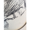 Image 4 : ''By Hench'' Original Drawing For A Portrait 16"x19" INCHES.