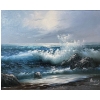 Image 1 : Signed Ocean Landscape Painting