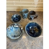 Image 4 : Eileen Purdey Pottery epp Rocky Mountain House AB 5 piece assortment of 2 bowls 2 mugs & square dish