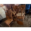 Image 2 : 8 oak chairs 