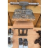 Image 3 : Workshop Hardware Including Bench Vise, Chains, and Casters