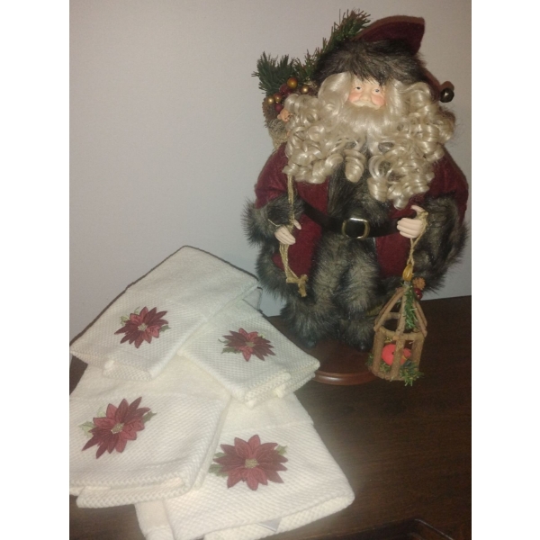 Modern Mr. Claus w/ Holiday Linens 13T
