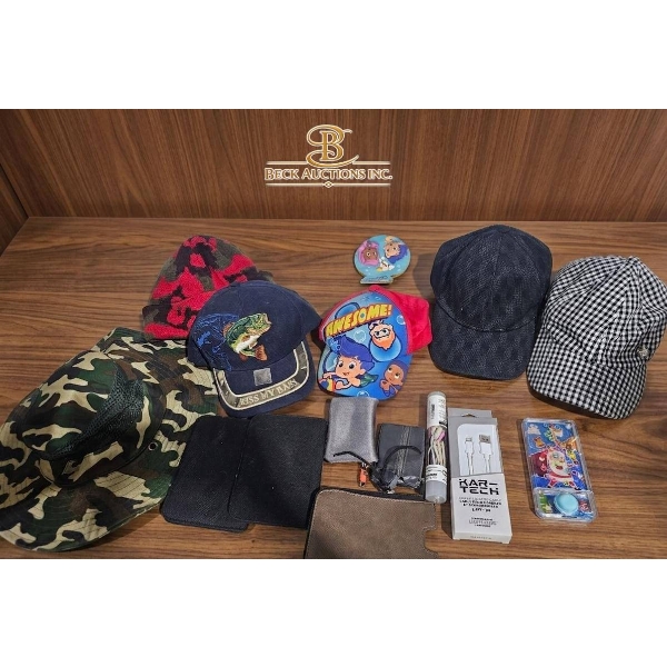 Hats, Wallets, and Electronic Accessories