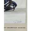 Image 4 : Framed Steve Csorba Lithograph Poster Grant Fuhr Of The Oilers Stanley Cup Champioon Series 18''*24'