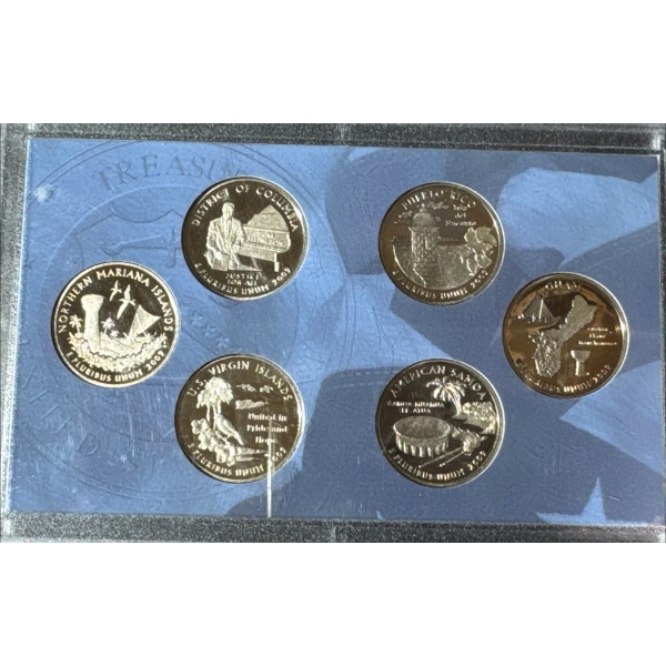  2009 District of Columbia & United States Territories Quarters Proof Set