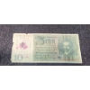 Image 1 : German WW2 10 Mark Banknote - 3rd Doznev Dyv, Totenkopf
