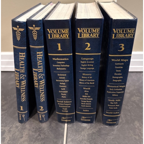Volume Library Book Collection w/ Health & Wellness Collection 