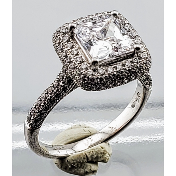 Sterling Silver CZ Fashion Ring (3.7 g, Size 6.5)
