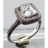 Image 1 : Sterling Silver CZ Fashion Ring (3.7 g, Size 6.5)
