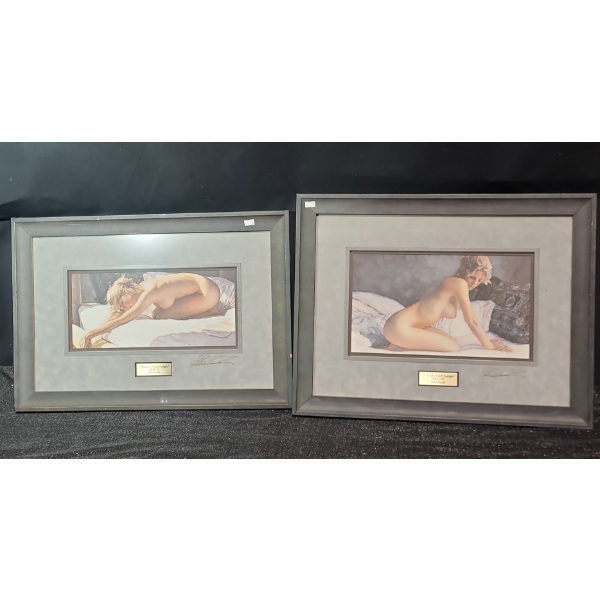 "A Touch of Warm Sunlight" 16.5 x 24 and "...Soft" 18.5 x 24, AP 41/55, Artist: Steve Hanks