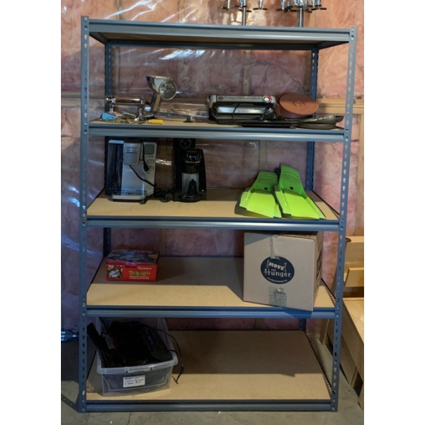 Metal Utility Shelf 48x25x72 (Shelf ONLY, Contents NOT Included) 