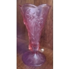 Image 2 : Colorful Glassware Collection of Vases Featuring Fenton Art Glass Dusty Rose Daffodil Vase 