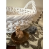 Image 3 : Assortment of Home Decor Incl. Large Woven Hand Crafted Ceramic Basket, Beaded Work, More 