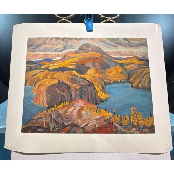 Arthur Lismer October on the North Shore Print 18.5Wx14H