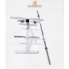 Image 1 : Adjustable Metal Exercise Barbell Stand With Weight Bar