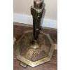 Image 4 : 19th Century Hand Carved Fossil Stone End Table 28T