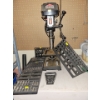 Image 1 : JOBMATE Drill Press - Mo.55-5901-6 w/ Assorted Drill Bits & Tool Caddies 