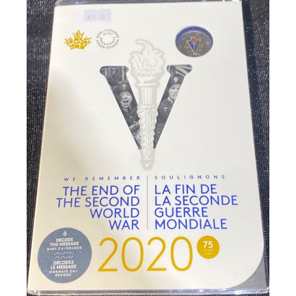 2020 Canada The End of the Second World War 6-Coin Set