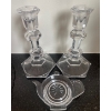Image 4 : Vintage Crystal Collection Candy Dish, Cake Stand, Candlesticks, Bell & More