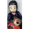 Image 2 : Oilers Collectibles - NHL Lego Set Size M Official Licensed Jersey Crochet Player & More 