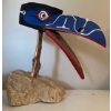 Image 3 : First Nations Raven Mask - Pacific Northwest Ceremonial Mask 16T