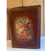 Image 1 : Beautiful Leather Display Book Full of Vintage Stamps