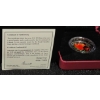 Image 3 : 2011 $20 Tulip with Venetian Glass Ladybug - 99.9% Fine Silver Coin
