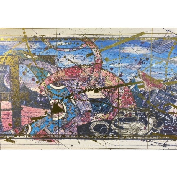 William Gatewood Lithograph Print Bud Panel