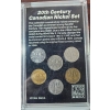 Image 2 : 20th Century Canadian Nickel Set in Display Case