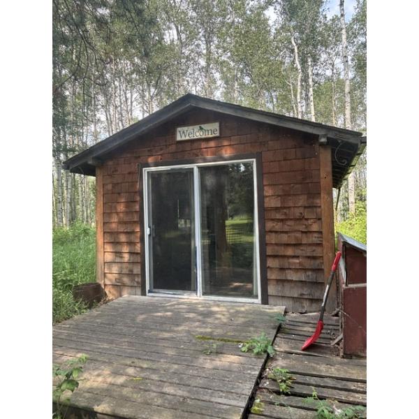 14x16 Cabin on Skids with Wood Stove