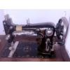 Image 2 : Seamstress Grand Sewing Machine in Wood Cabinet with Pedal and Manual
