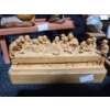 Image 5 : Anri Carved Wooden Stoppers w/ Benches 8 W, 3.5 D, 6 T/ 7 W, 2 D, 5 T and Last Suppers 6 W, 2 D, 3 T
