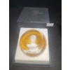 Franklin Mint- Baccarat Cameo in Crystal Paperweight: Simon Bolivar