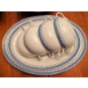Image 4 : Antique Ridgways Venetian Pattern China Dish Set - 2 Soup Taurines Platters Plates & More