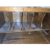 Image 4 : Secretary Style Wooden Desk 32 W, 24 D, 42.5 T and Chair on Casters 23.5 W, 19 D, 34 T 