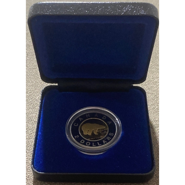 1996 Canadian 2 Dollar Proof Coin