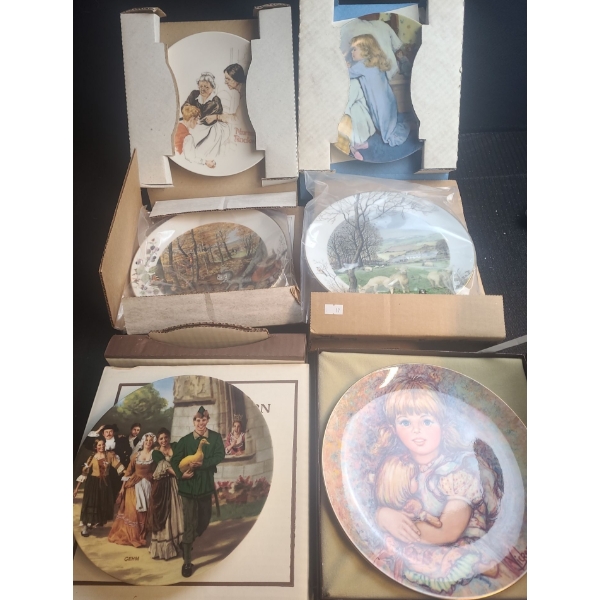 Collection of Plates Including: "The Blossoming of Suzanne- Cherish"