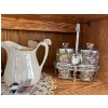 Image 4 : Vintage-mini style porcelain tea or coffee set featuring a rose pattern, gold rim detailing & MORE