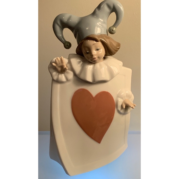 Nao By Lladro Joker Young Porcelain Girl - 9T 