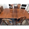 Image 8 : Wood Drop-Leaf Dining Table with 6 Chairs