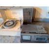 Marconi Port O Player Turntable w/ Hitachi AM/FM Radio Cassette Recorder