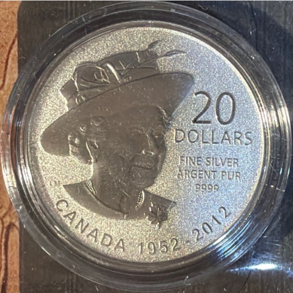 2012 $20 Farewell to the Penny Fine Silver Coin 7.96 Grams