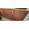 Image 5 : 10ft x 26in Teak Headboard With Attached Night Tables and Lights
